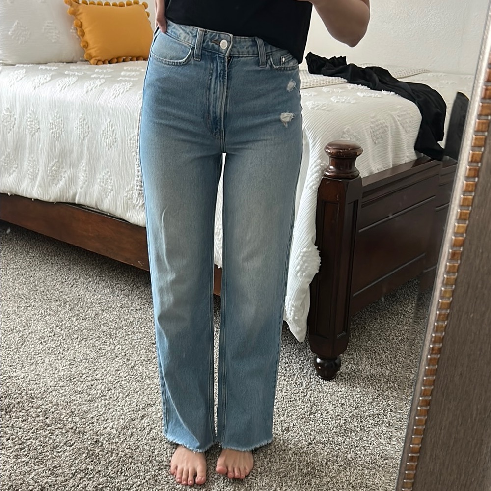 &Denim Women’s wide leg jeans